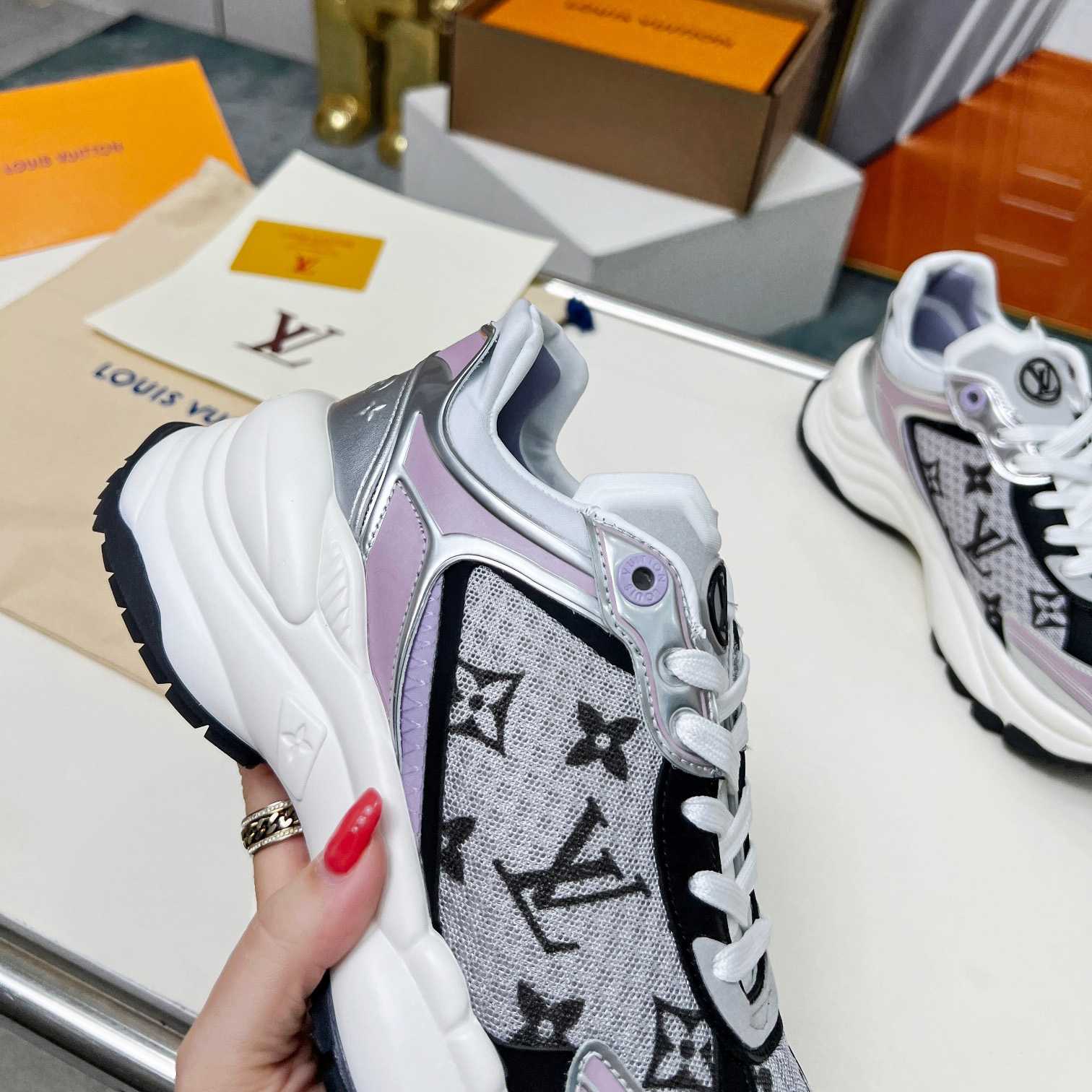 Louis Vuitton Run 55 Sneaker        1AD2PF - FashionPlug