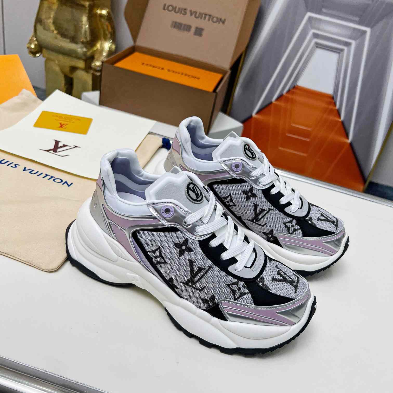 Louis Vuitton Run 55 Sneaker        1AD2PF - FashionPlug