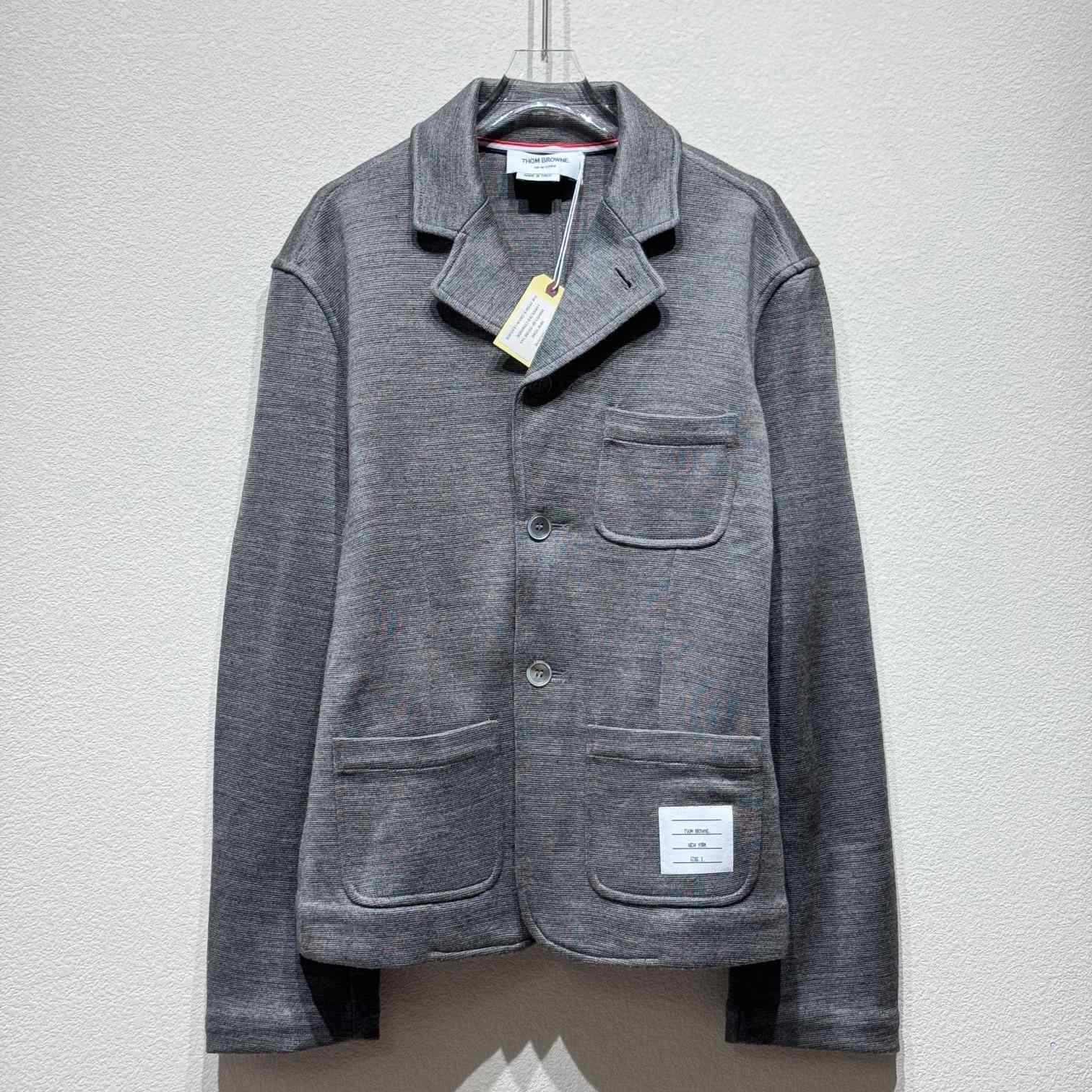 Thom Browne Single-breasted Wool Blazer - FashionPlug