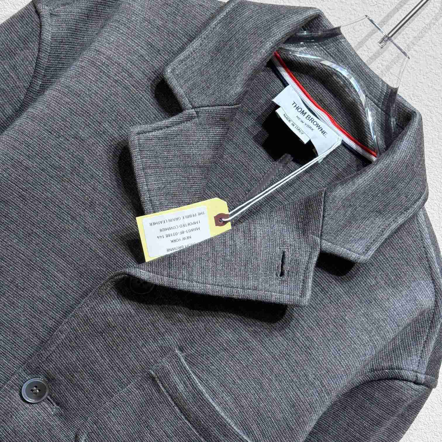 Thom Browne Single-breasted Wool Blazer - FashionPlug