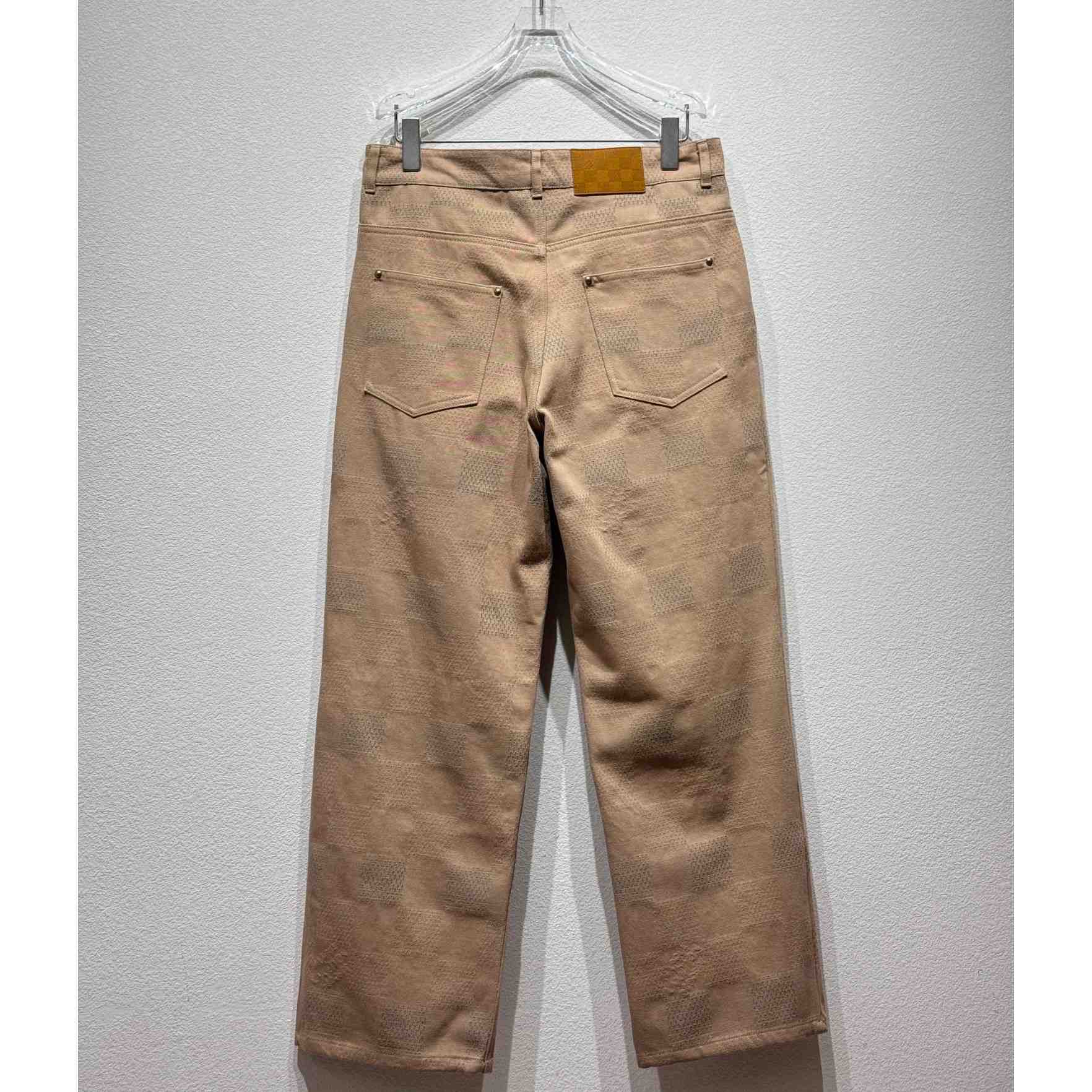 Louis Vuitton Damier Workwear Cotton Pants   1AFX54 - FashionPlug