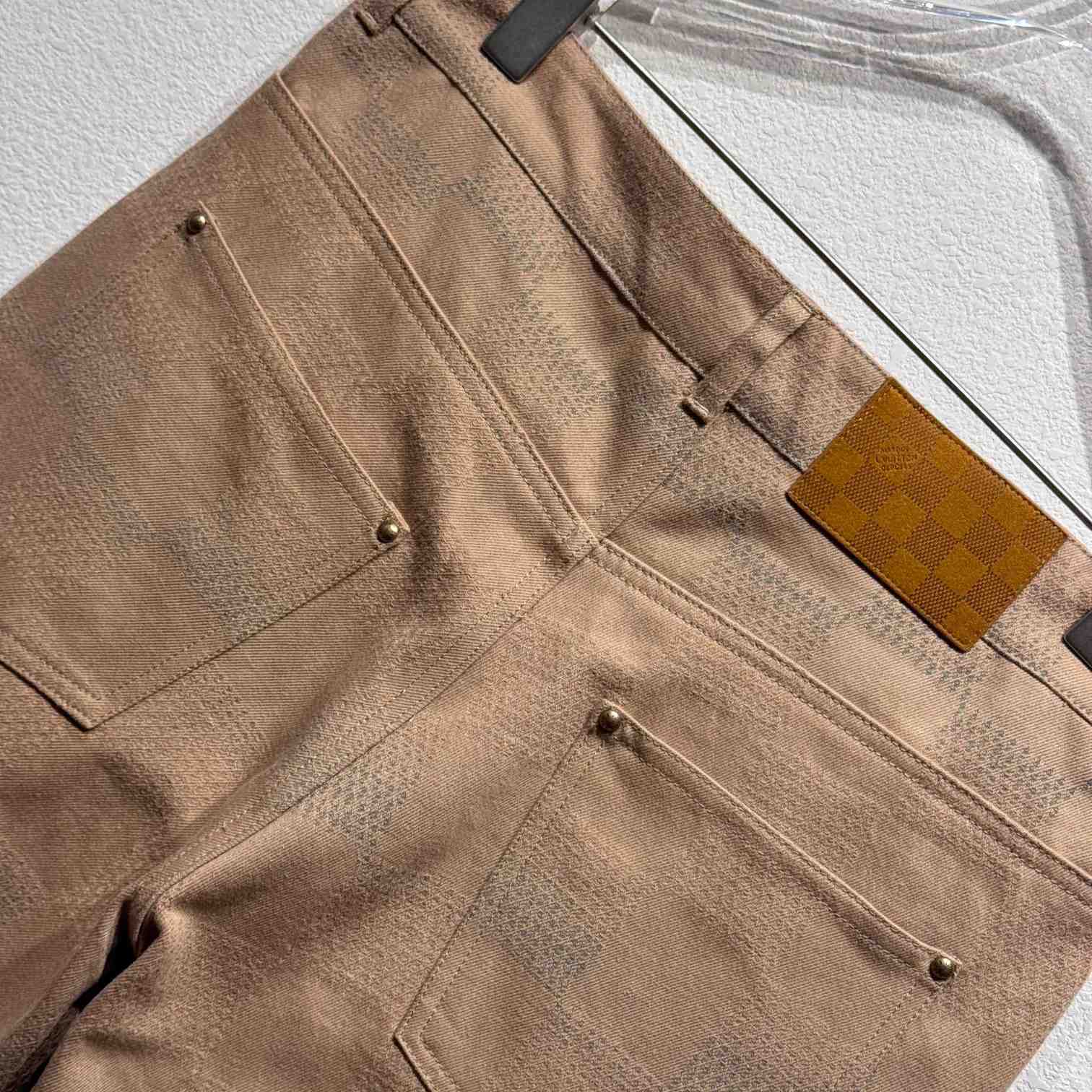 Louis Vuitton Damier Workwear Cotton Pants   1AFX54 - FashionPlug