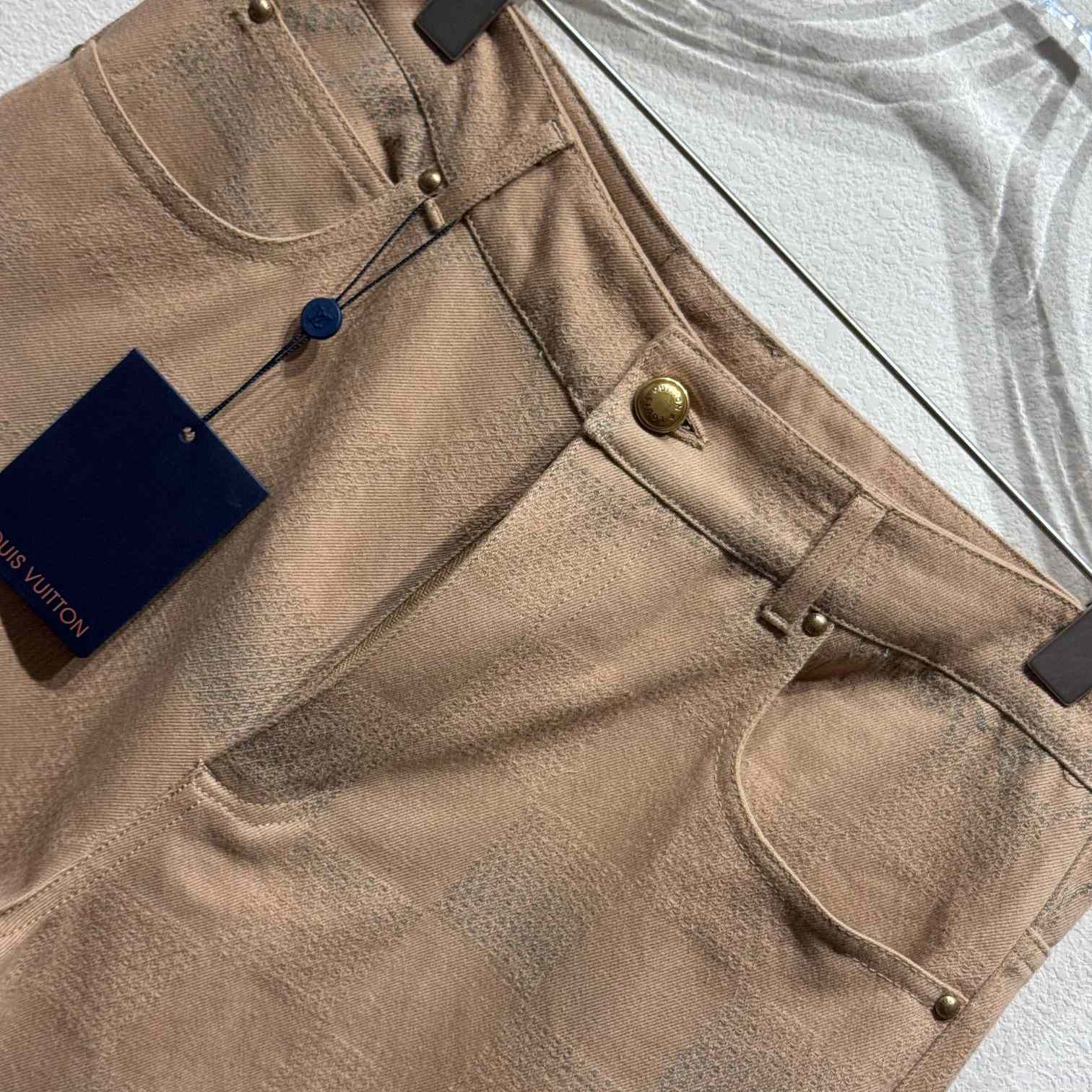 Louis Vuitton Damier Workwear Cotton Pants   1AFX54 - FashionPlug