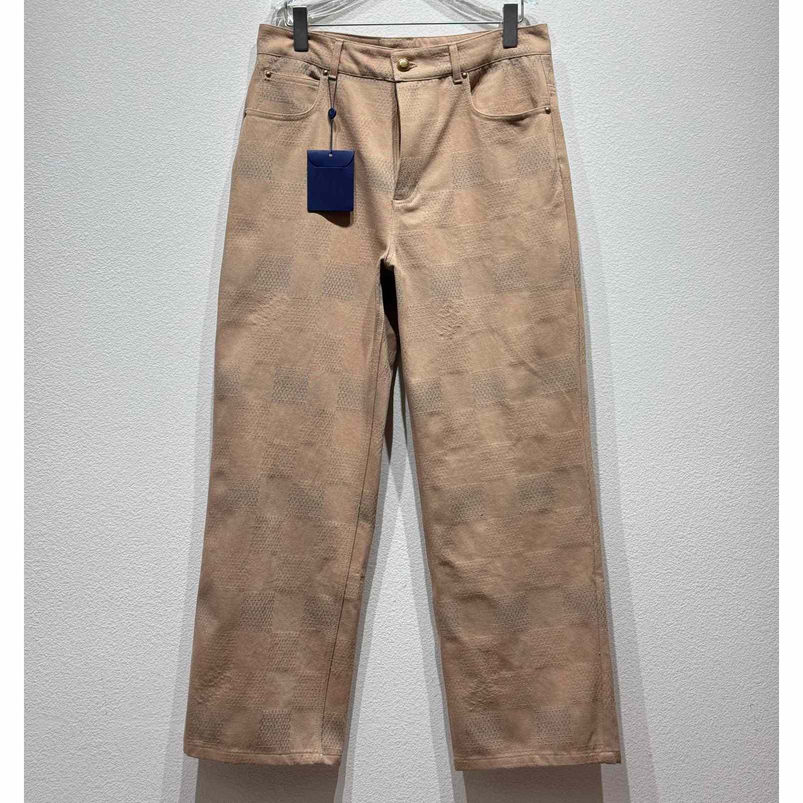 Louis Vuitton Damier Workwear Cotton Pants   1AFX54 - FashionPlug