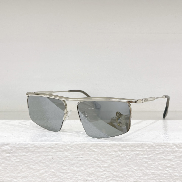 Fendi Travel Ruthenium-colored Metal Sunglasses  FE40141U  - FashionPlug
