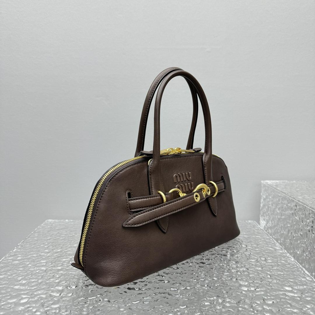 Miu Miu Aventure Nappa Leather Top-handle Bag - FashionPlug