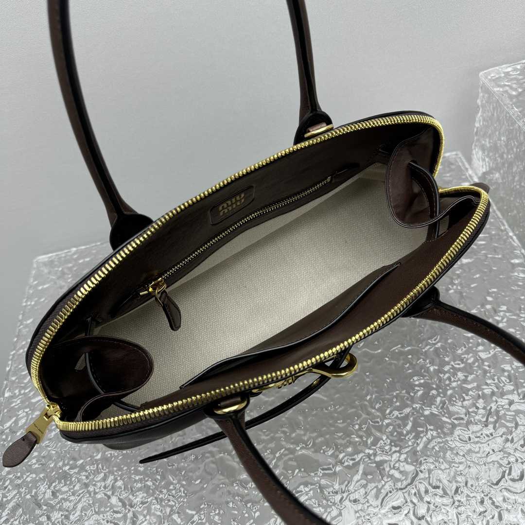 Miu Miu Aventure Nappa Leather Top-handle Bag - FashionPlug