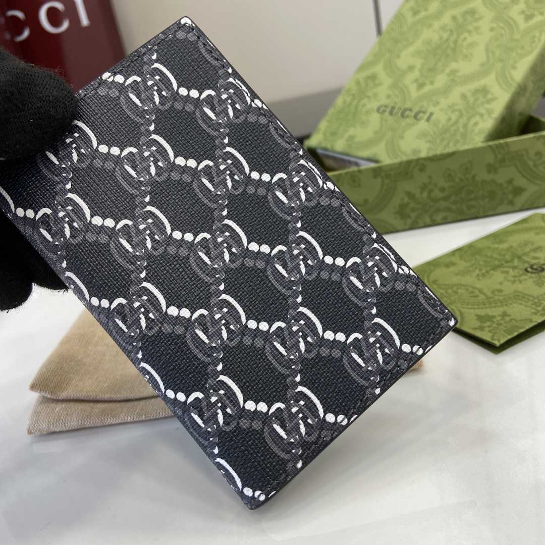 Gucci Card Case With GG Shadow - FashionPlug