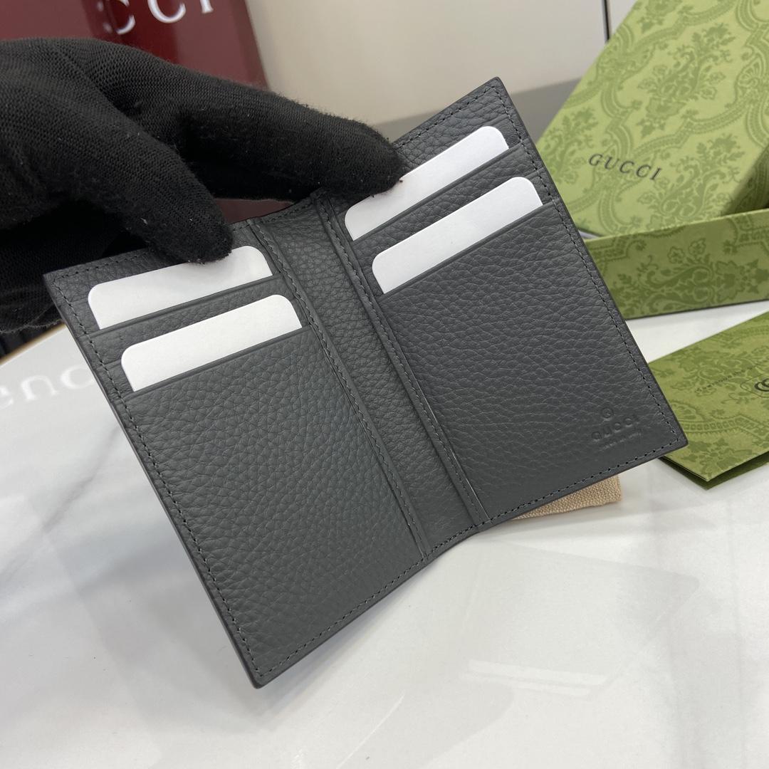 Gucci Card Case With GG Shadow - FashionPlug