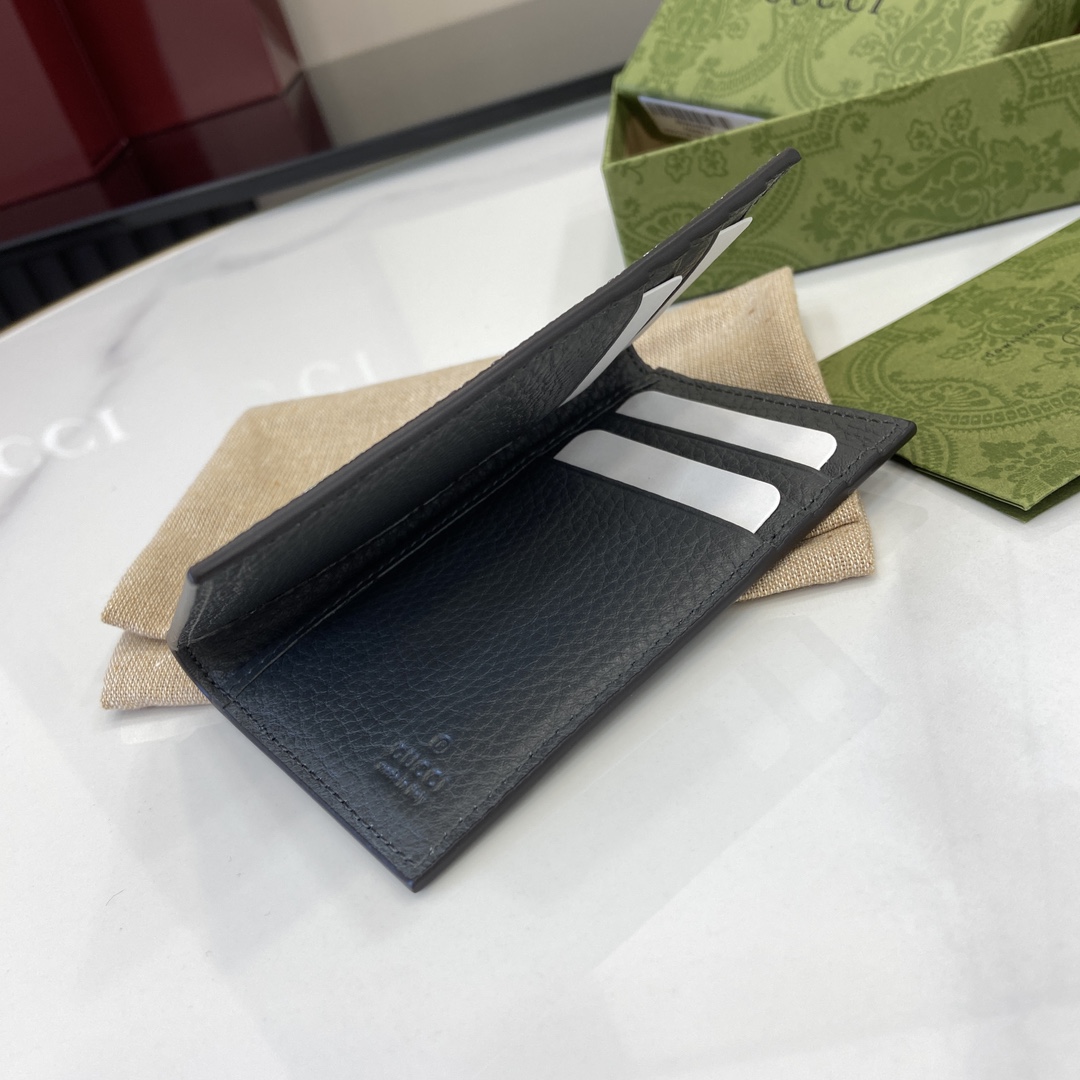 Gucci Card Case With GG Shadow - FashionPlug