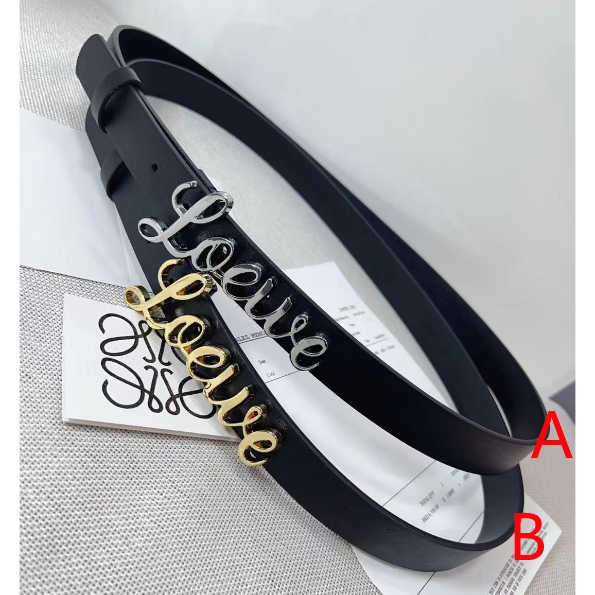 Loewe Anagram Belt In Calfskin - FashionPlug