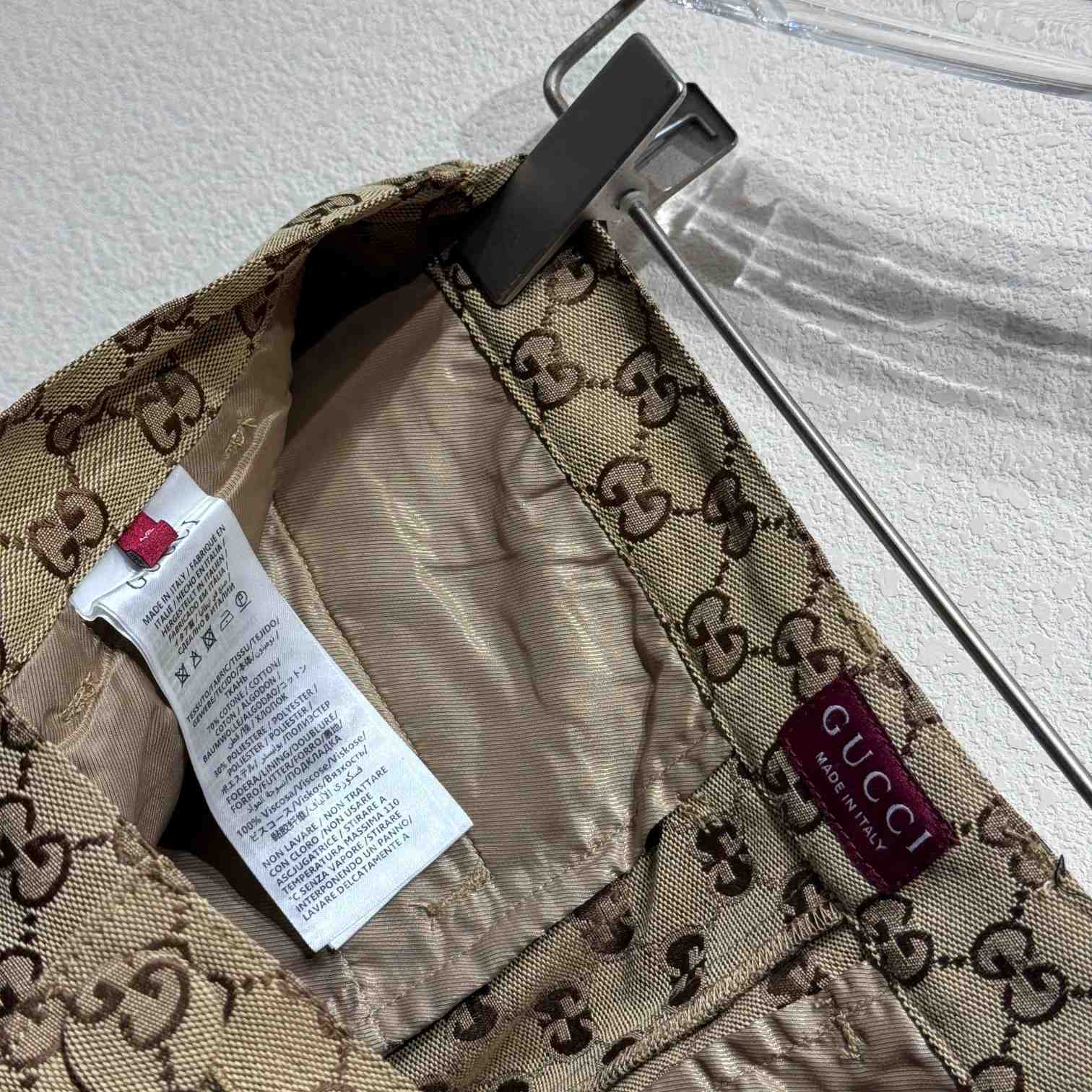 Gucci GG Canvas Trousers - FashionPlug