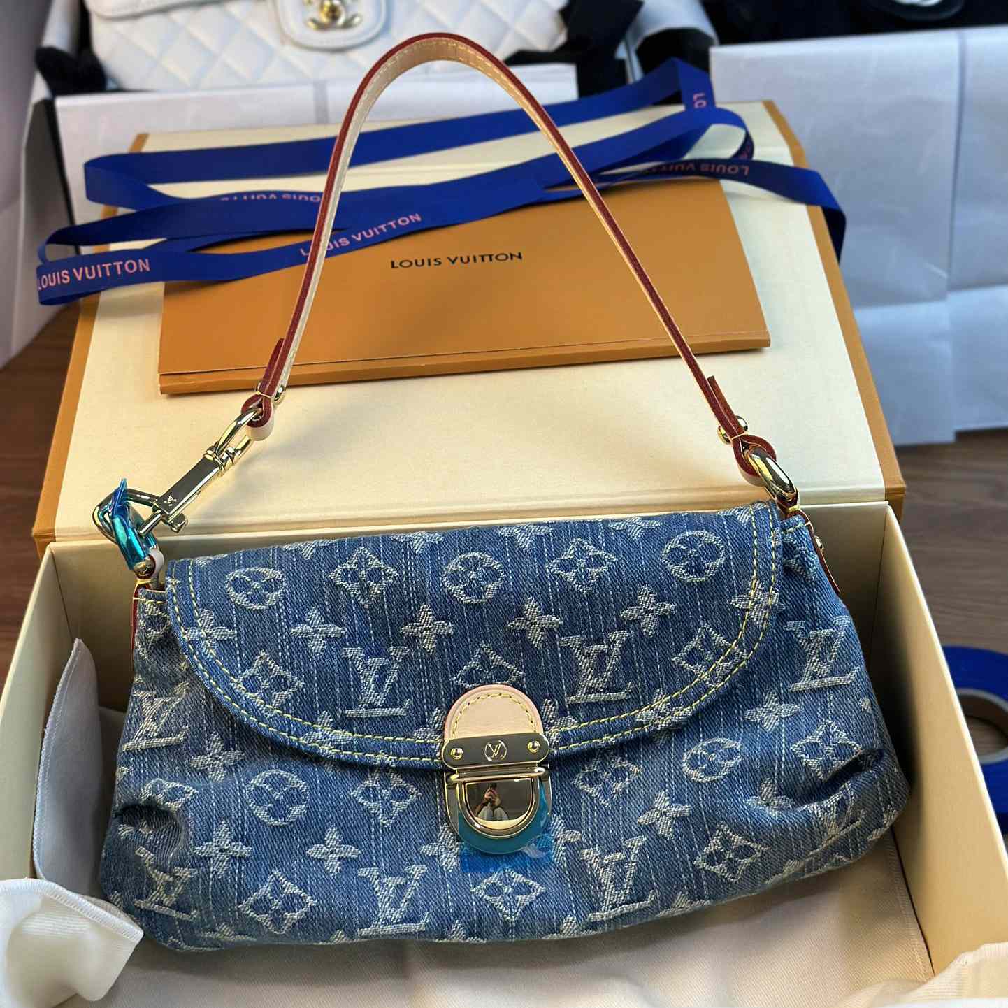 Louis Vuitton 2006 Mini Pleaty Shoulder Bag - FashionPlug