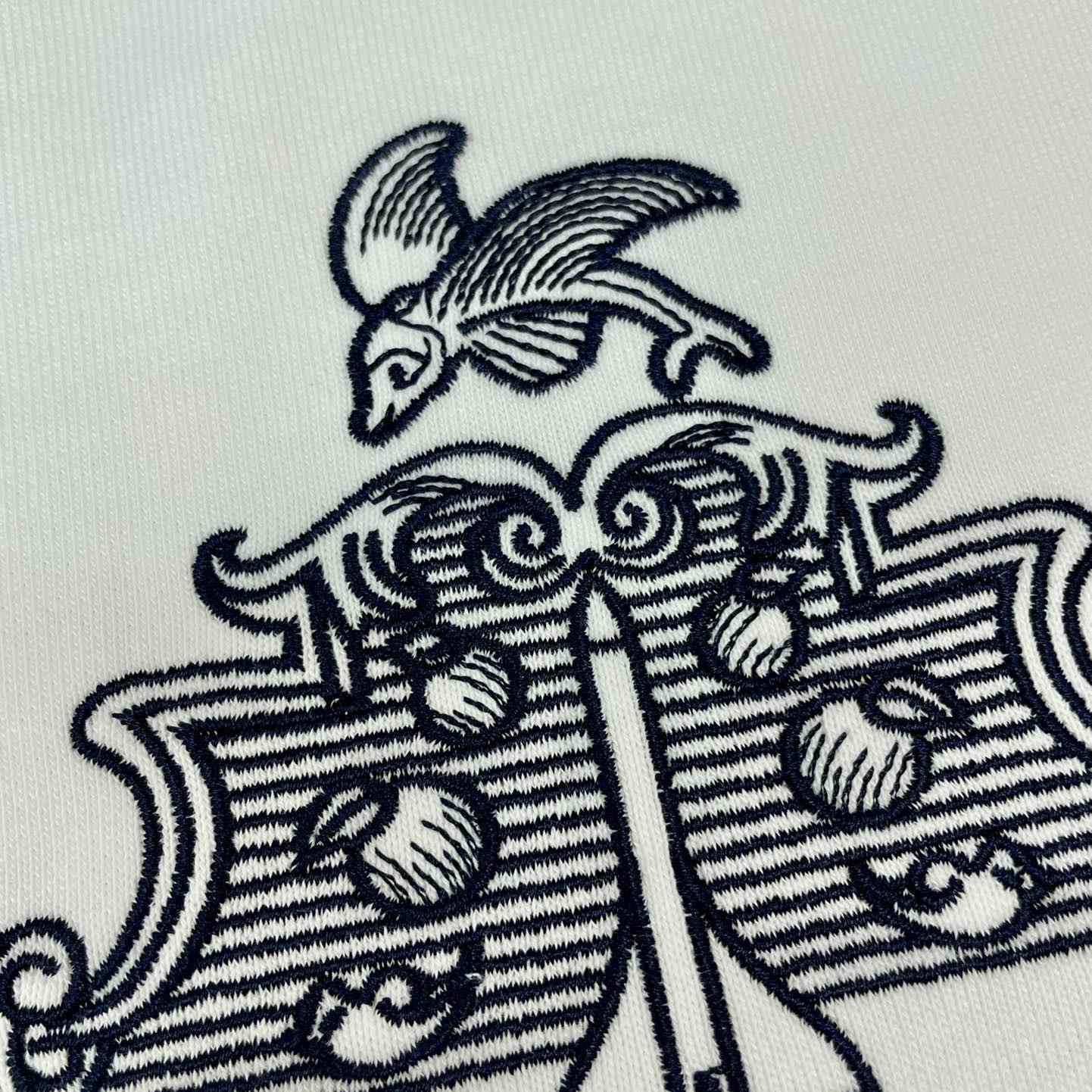 Casablanca Embroidered-logo Organic Cotton Sweatshirt   c672 - FashionPlug