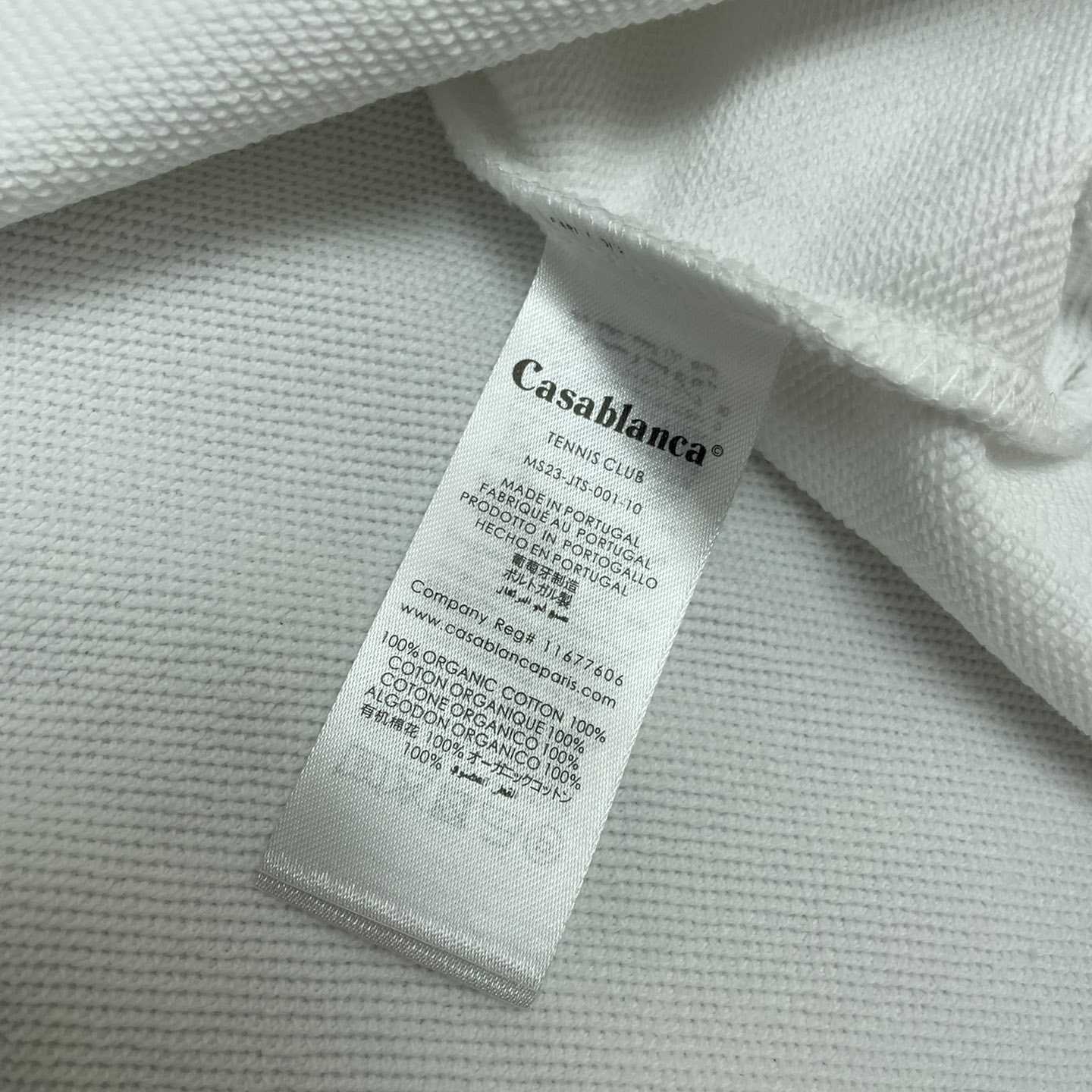 Casablanca Embroidered-logo Organic Cotton Sweatshirt   c672 - FashionPlug