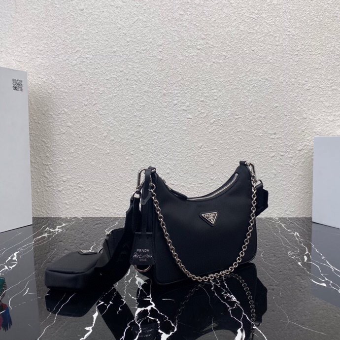 Prada Re-Edition 2005 Re-Nylon Bag  22-12-6cm - FashionPlug