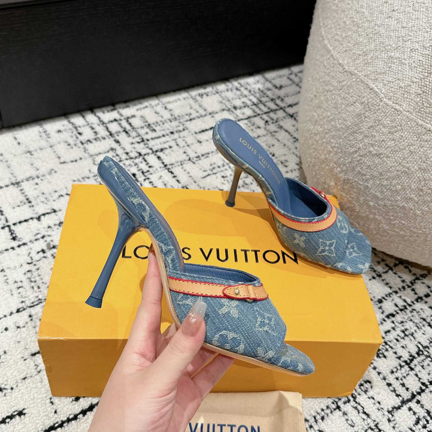 Louis Vuitton Neo Revival Mule   - FashionPlug