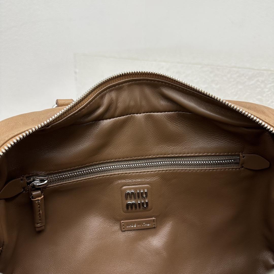 Miu Miu Nappa Leather Top-handle Bag - FashionPlug