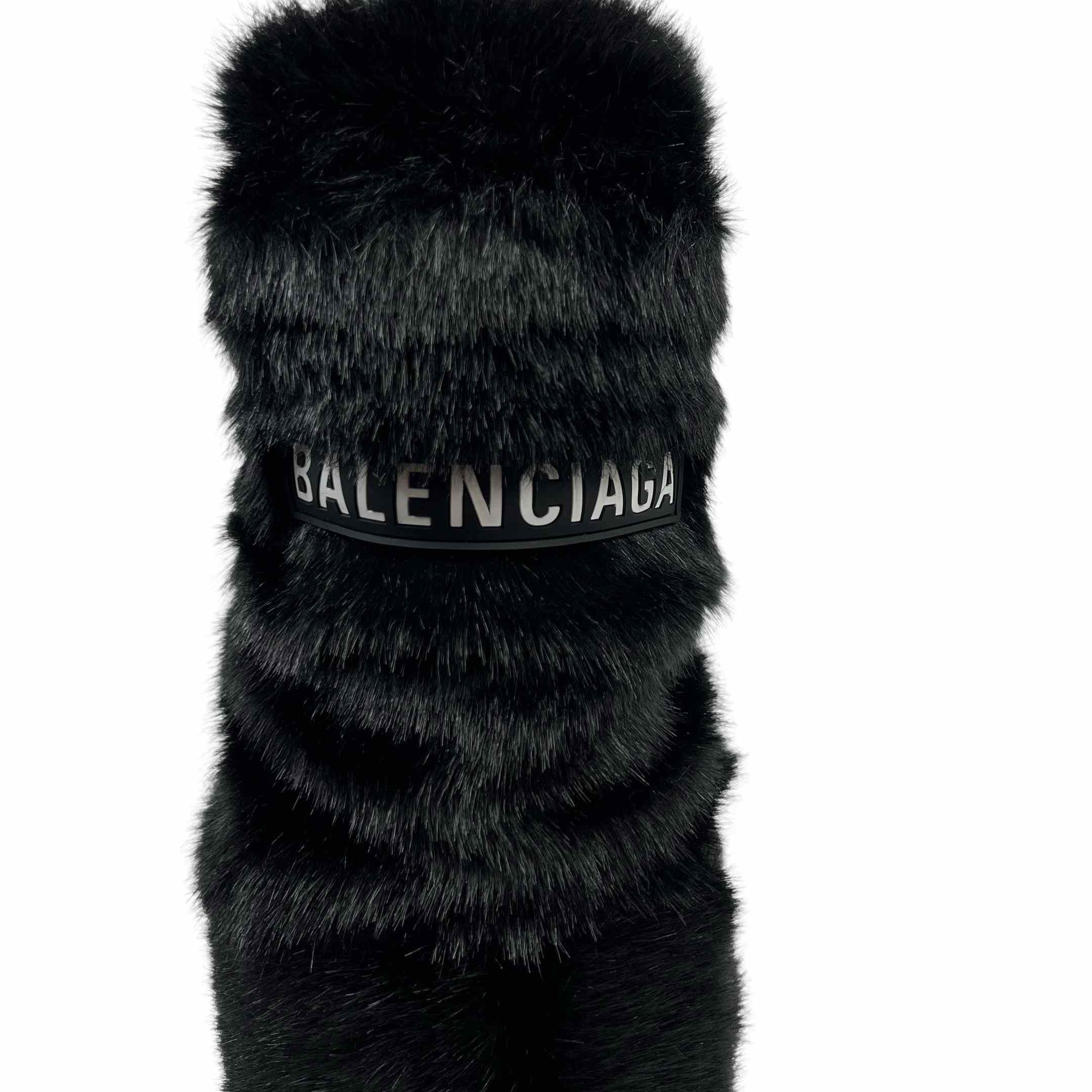 Balenciaga Alaska Low Faux-fur Boots - FashionPlug