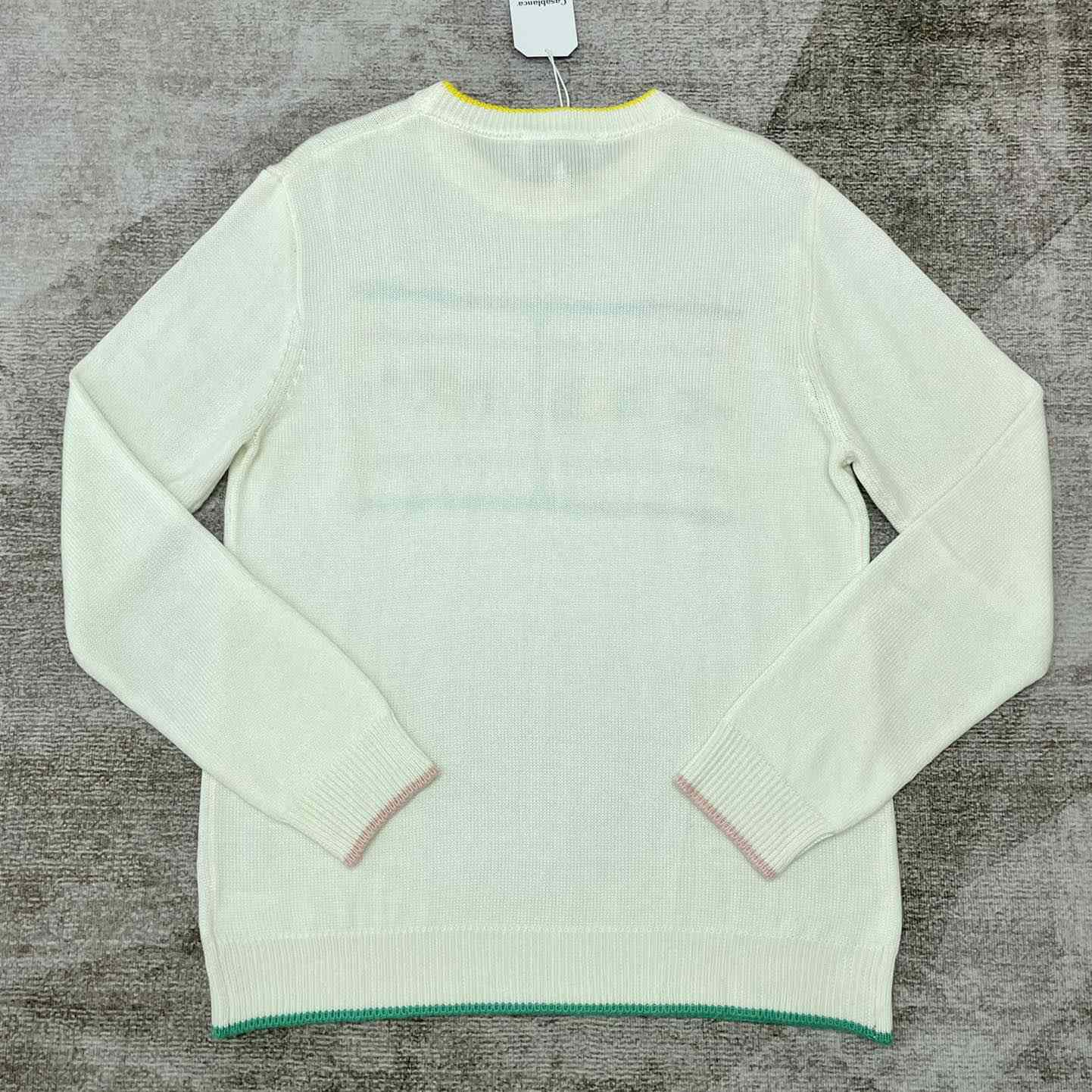 Casablanca Court Logo-Intarsia Knitted Jumper   D0062 - FashionPlug