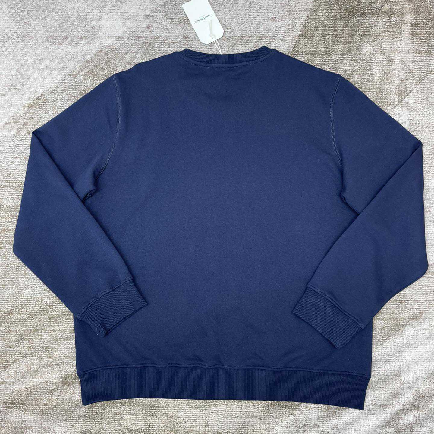 Casablanca Embroidered-logo Organic Cotton Sweatshirt   c671 - FashionPlug