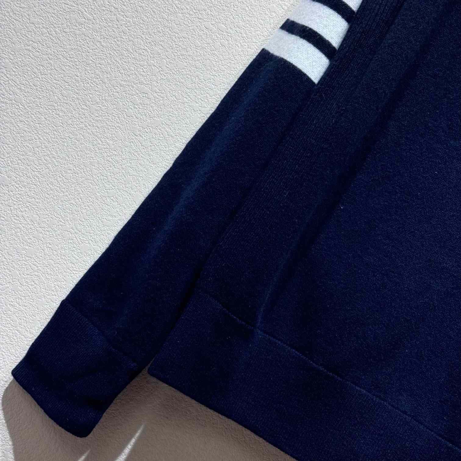 Thom Browne Knitted Zip Hoodie - FashionPlug