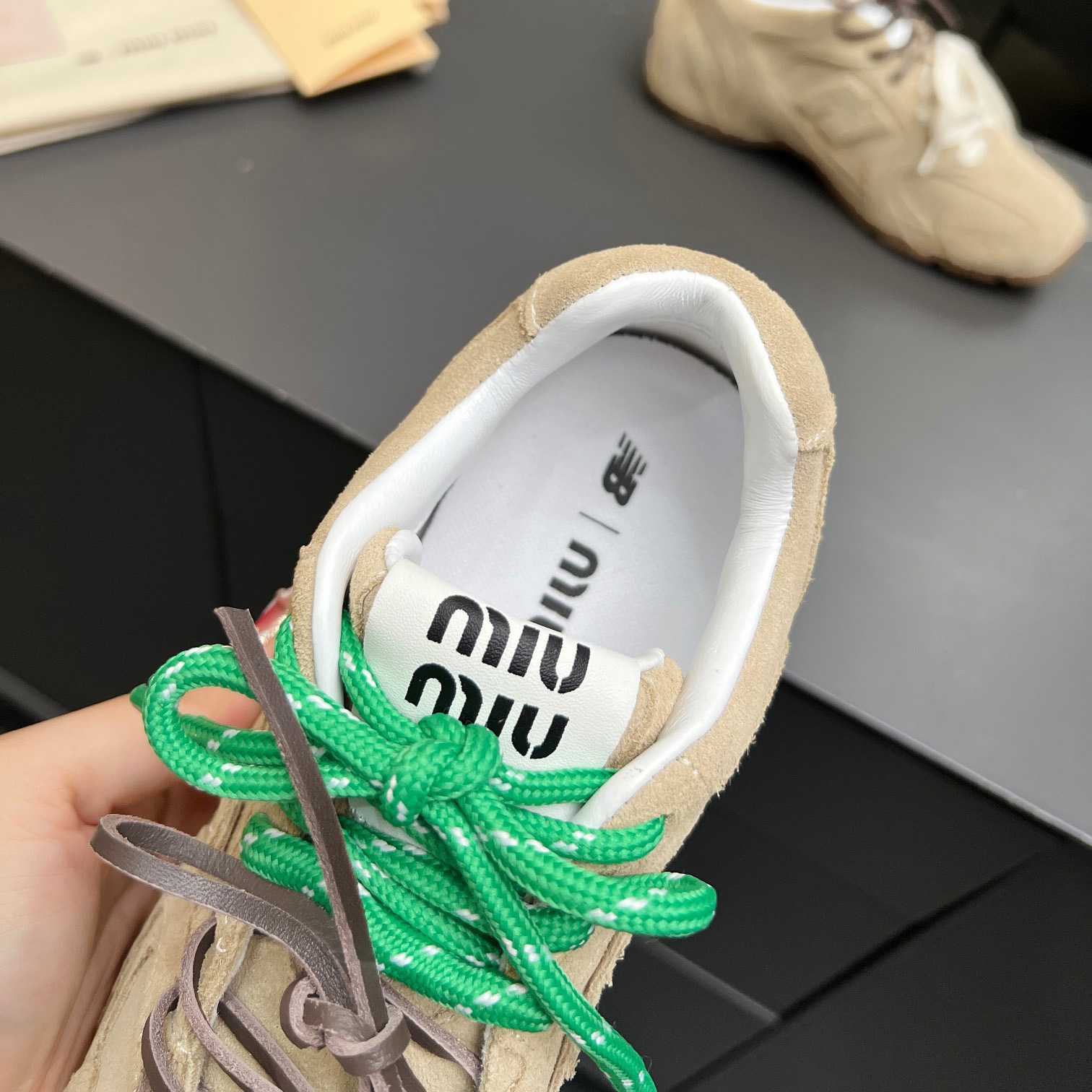 Miu Miu x New Balance 530 Sneakers - FashionPlug