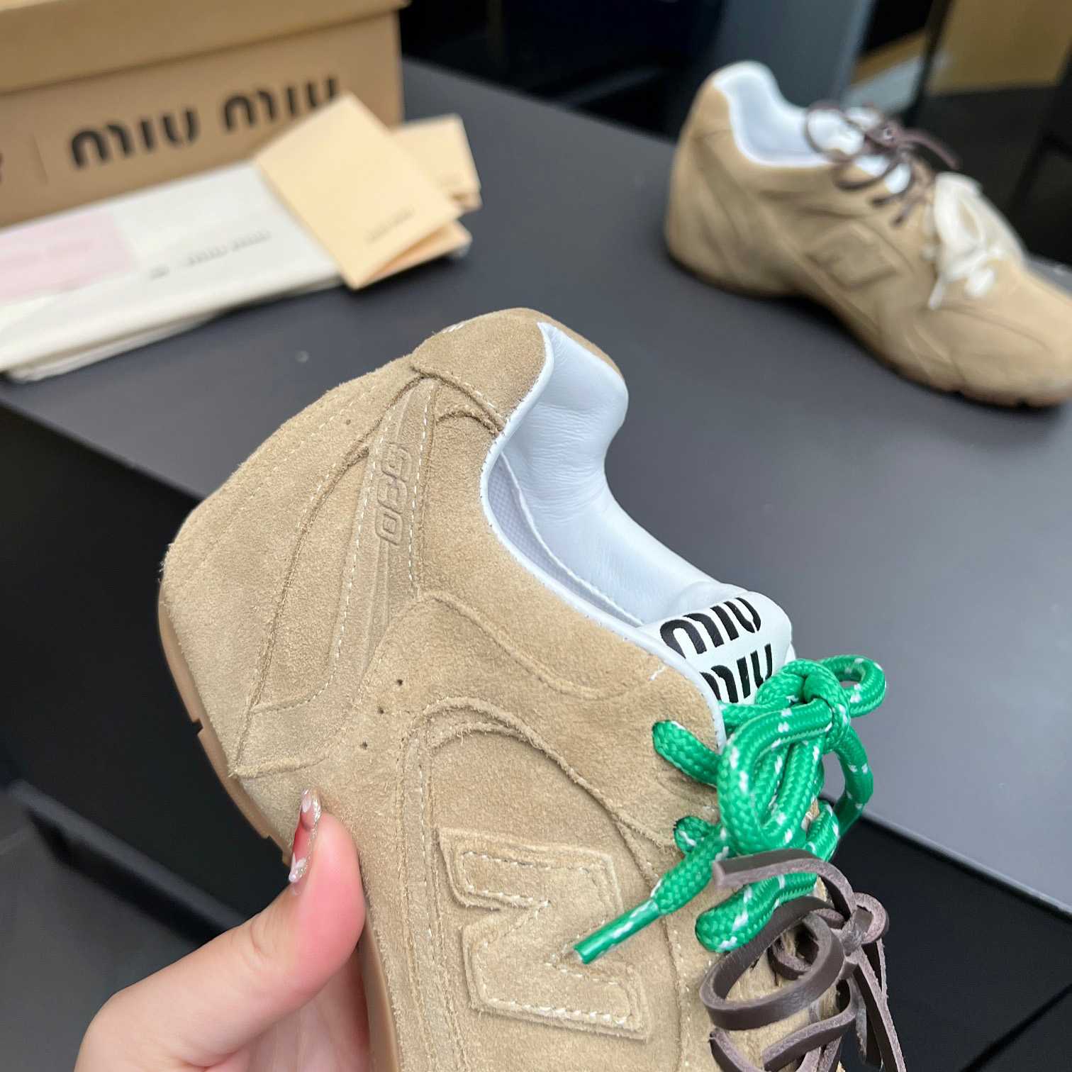 Miu Miu x New Balance 530 Sneakers - FashionPlug