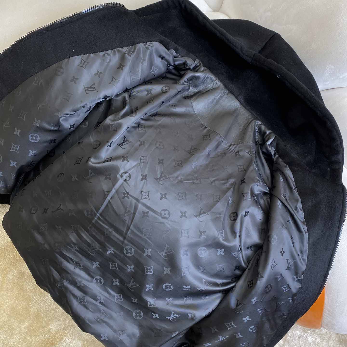 Louis Vuitton Mix Leather Hooded Blouson   1AFIRA - FashionPlug