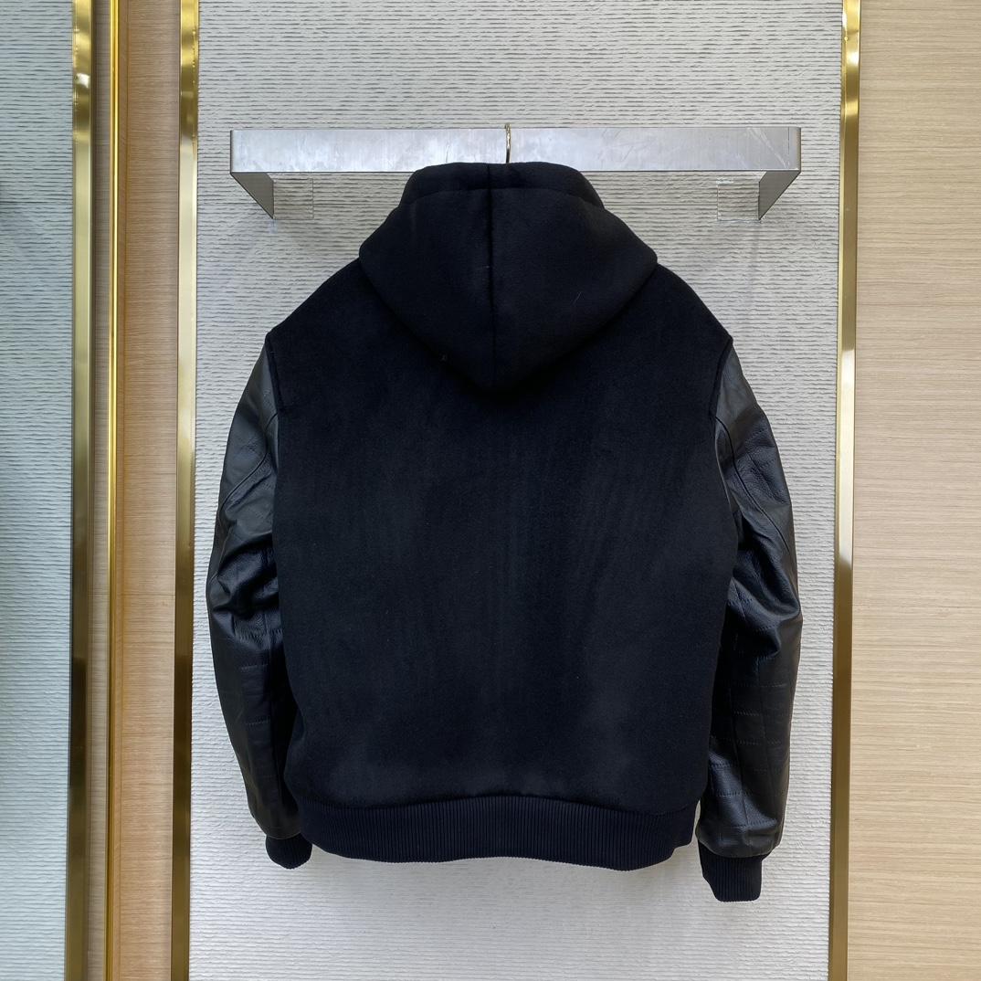 Louis Vuitton Mix Leather Hooded Blouson   1AFIRA - FashionPlug