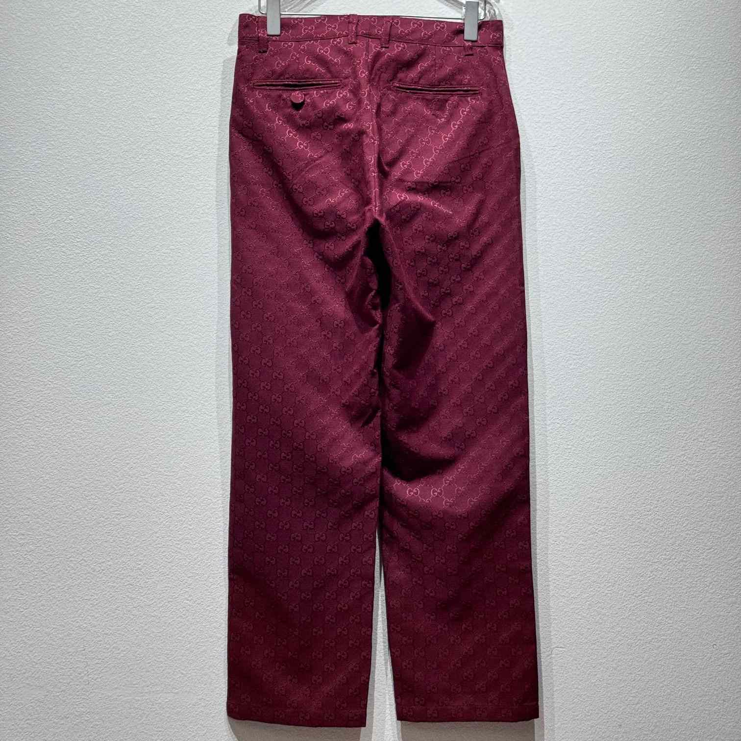 Gucci GG Canvas Trousers - FashionPlug