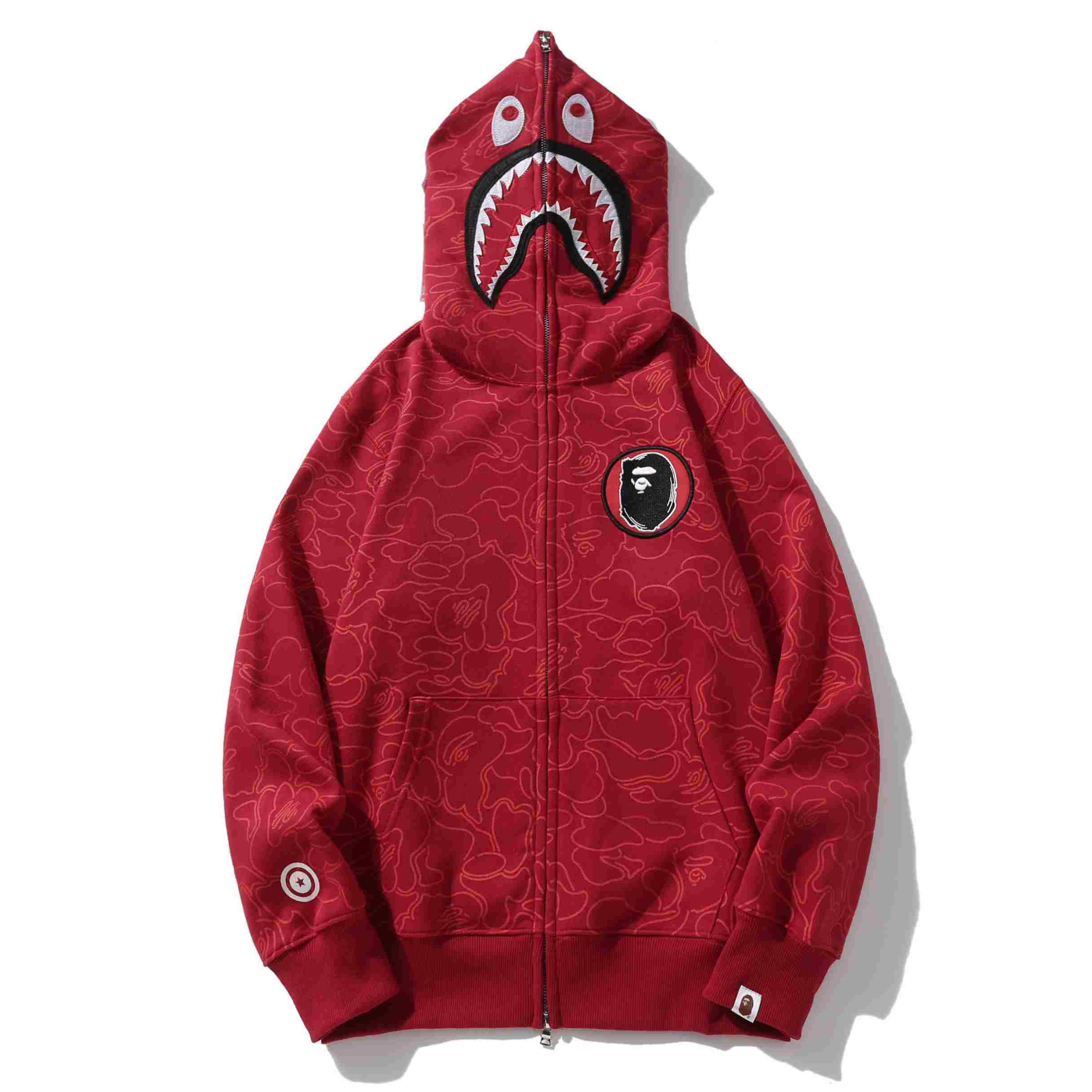 Bape 30Th Anniversary Shark Hoodie - FashionPlug
