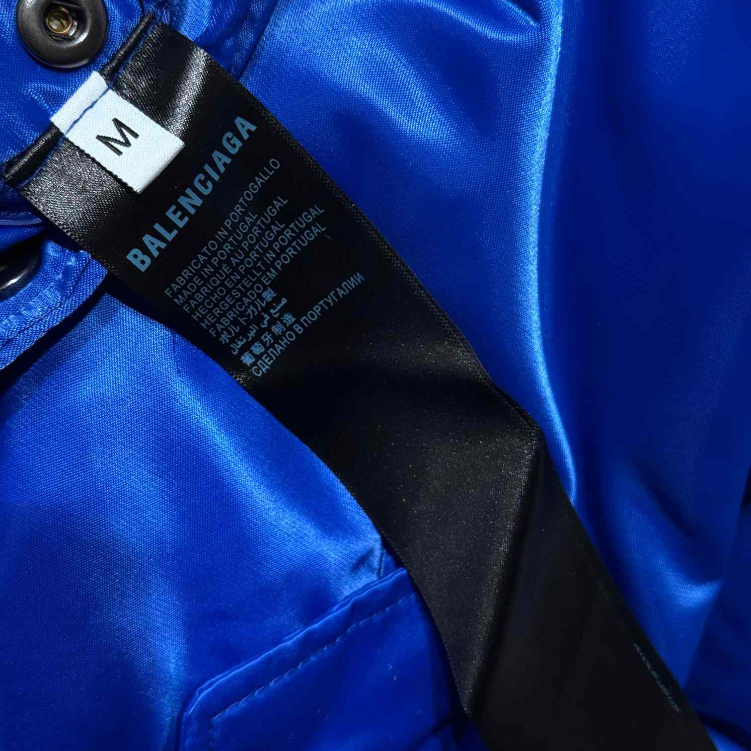 Balenciaga Embroidered-logo Bomber Jacket - FashionPlug