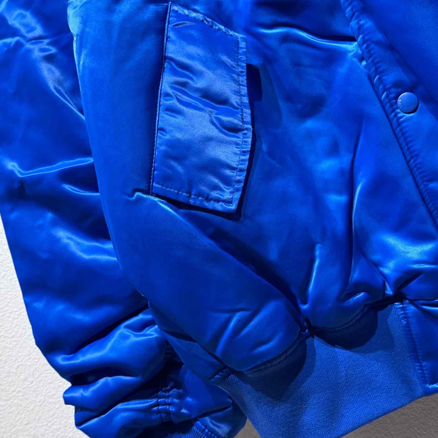 Balenciaga Embroidered-logo Bomber Jacket - FashionPlug