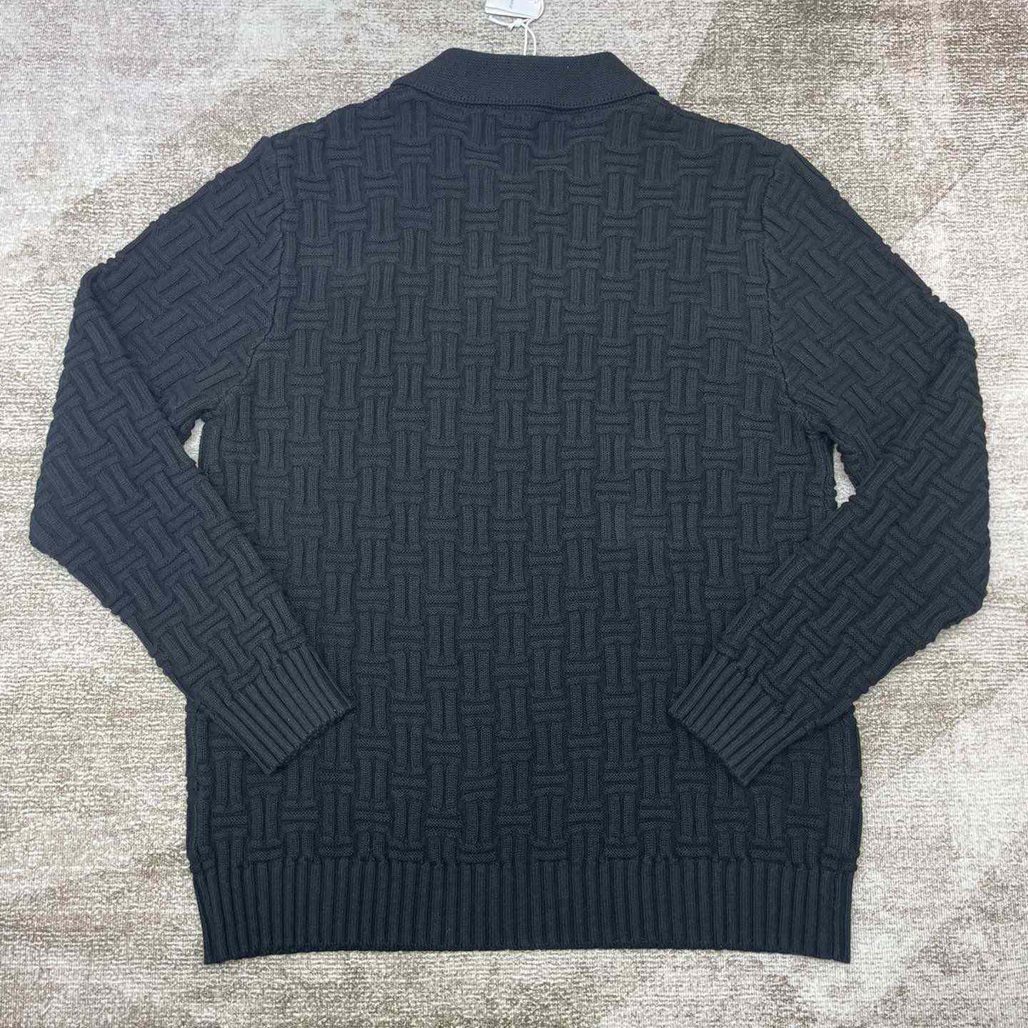 Casablanca Column Stitch Wool Knit Polo  D0065 - FashionPlug