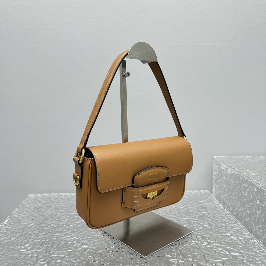 Miu Miu Penny Leather Bag - FashionPlug