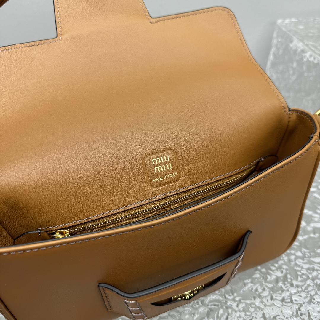Miu Miu Penny Leather Bag - FashionPlug