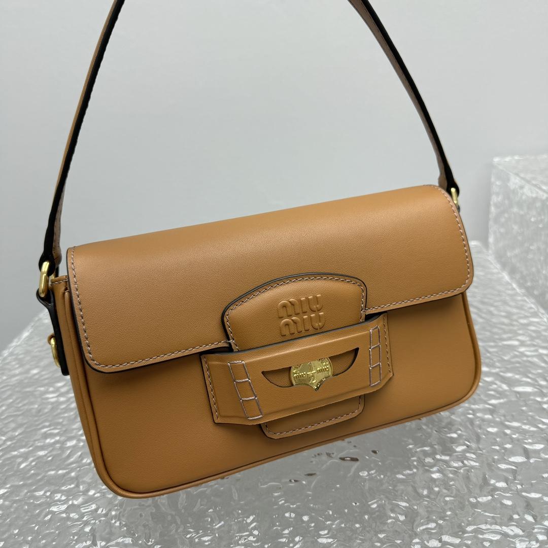 Miu Miu Penny Leather Bag - FashionPlug