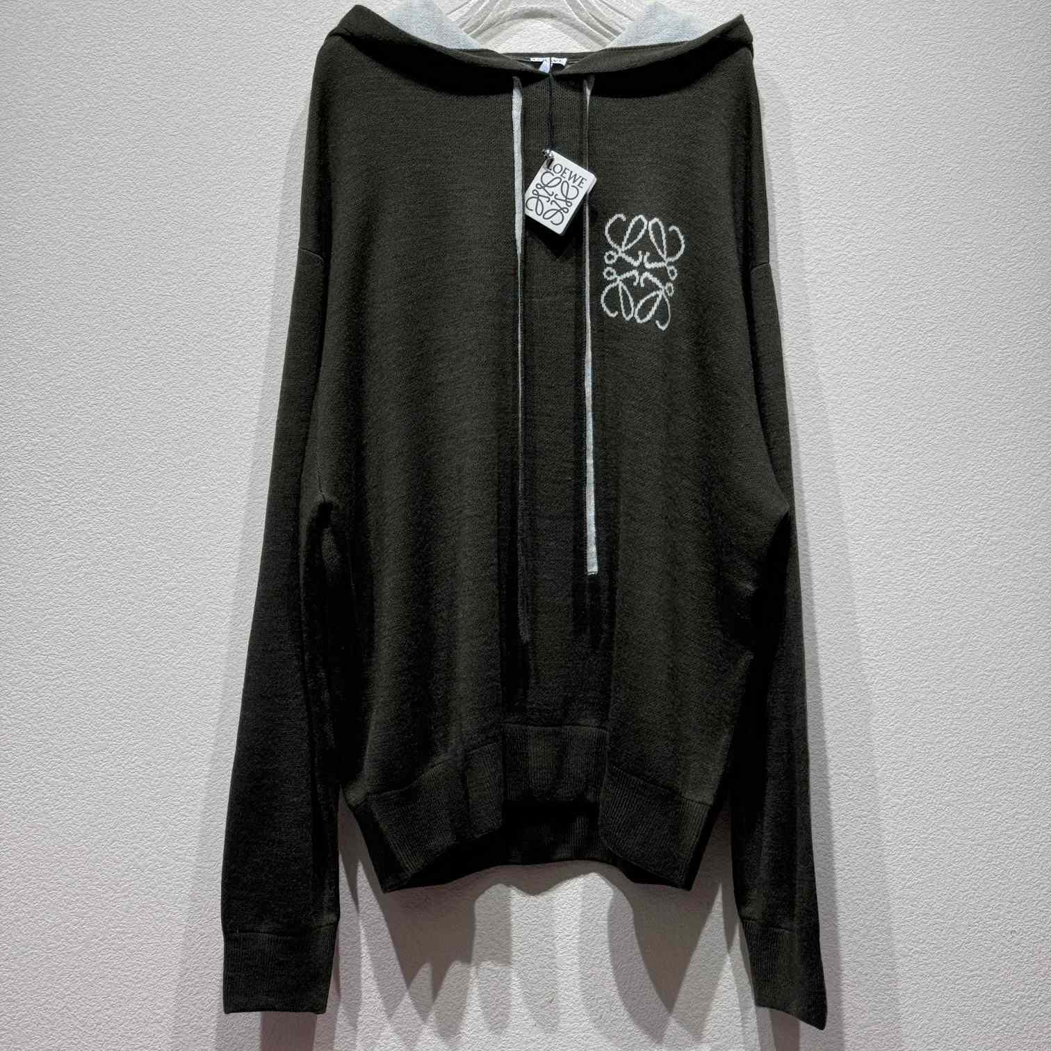 Loewe Logo Hooded Jumper - FashionPlug