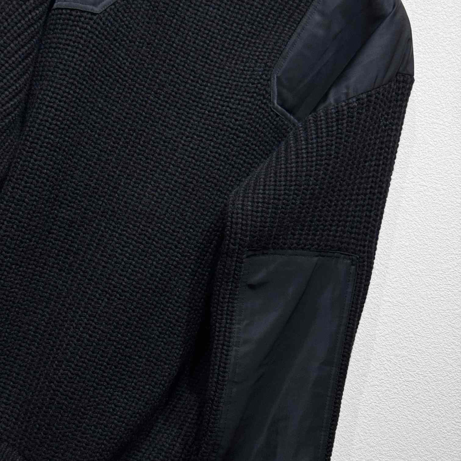 Prada Wool And Cashmere Cardigan With Re-Nylon Details - FashionPlug