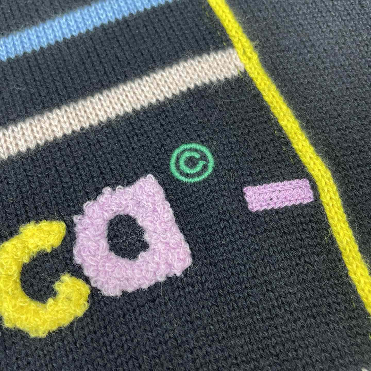 Casablanca Court Logo-Intarsia Knitted Jumper   D0063 - FashionPlug