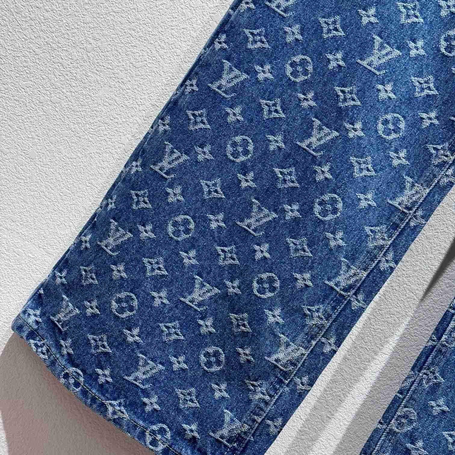 Louis Vuitton Monogram Denim Jeans - FashionPlug