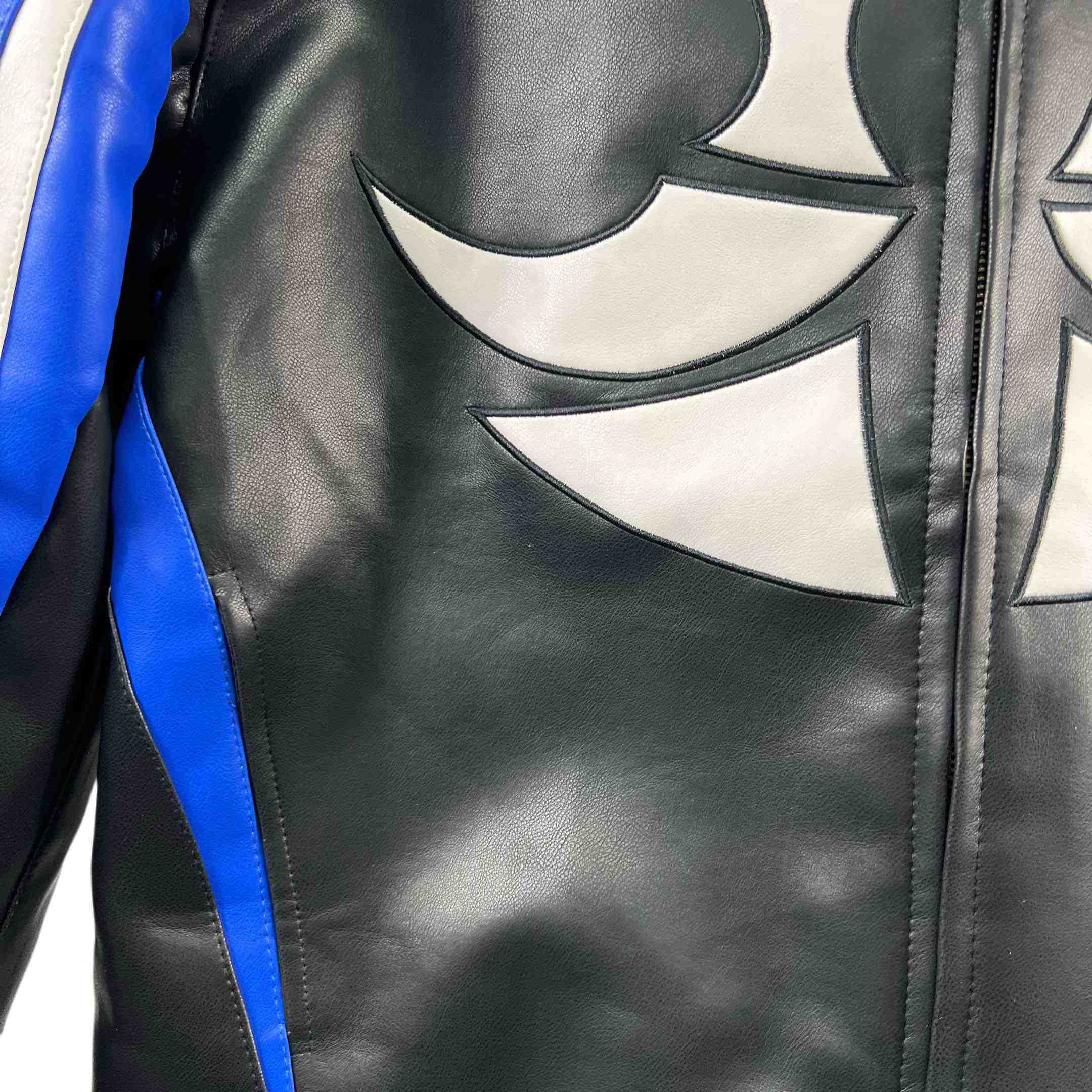 Vetements Tribal Leather Racing Jacket - FashionPlug