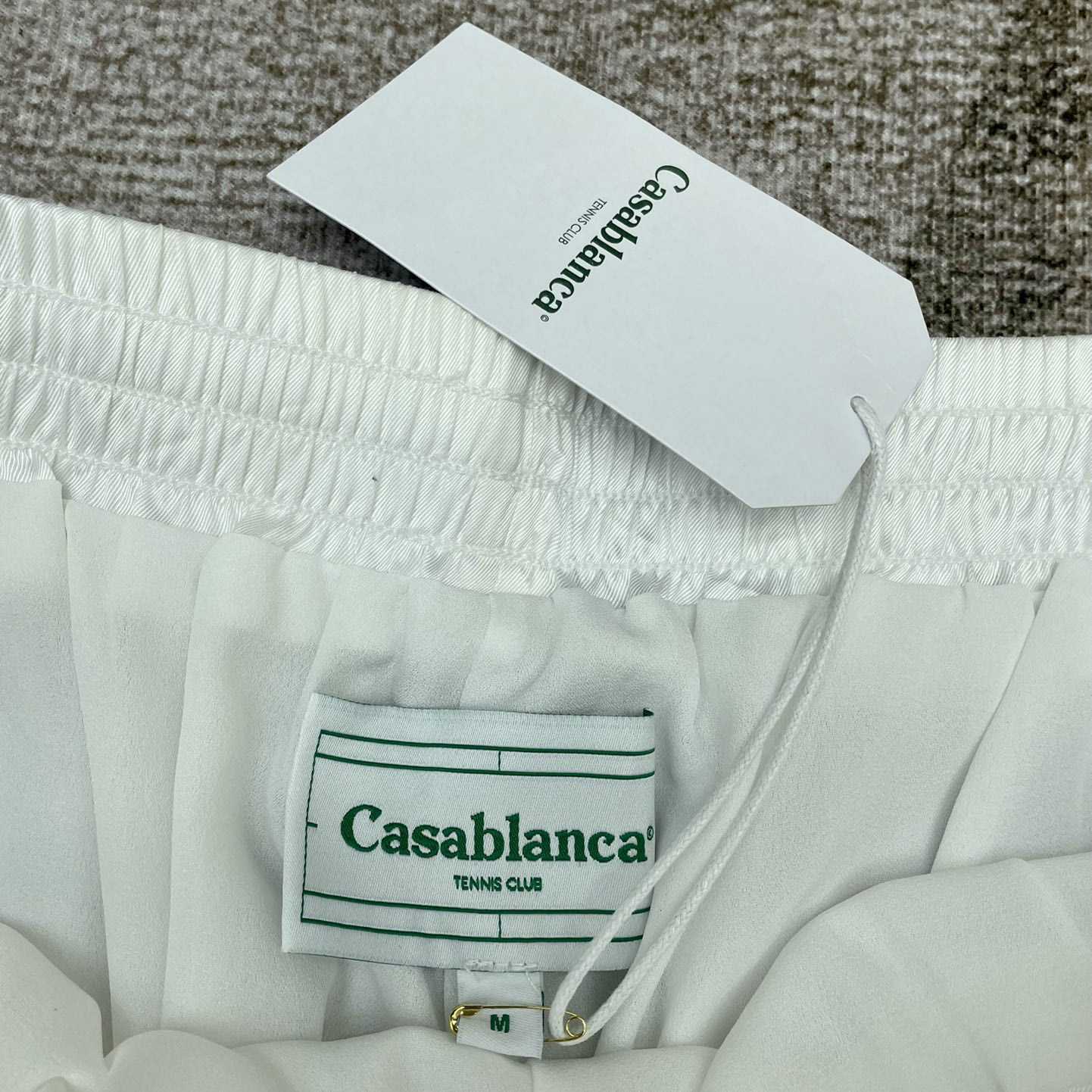 Casablanca Afro Cubism Silk Shorts    CA3640 - FashionPlug