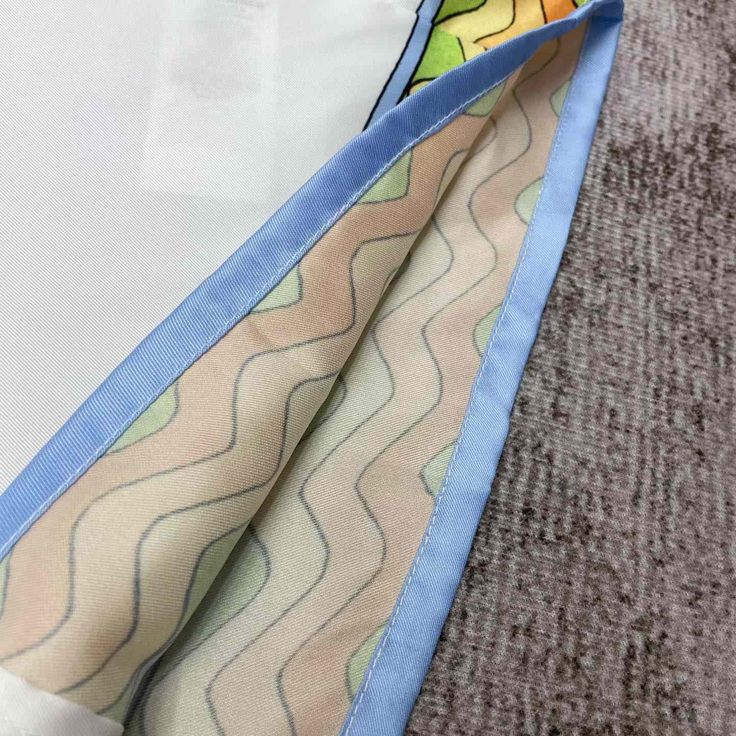 Casablanca Afro Cubism Silk Shorts    CA3640 - FashionPlug