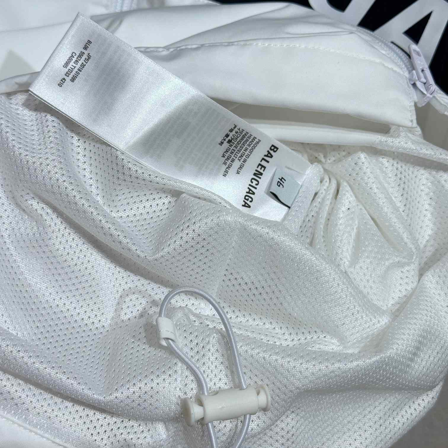 Balenciaga Logo-print Zip-up Windbreaker - FashionPlug