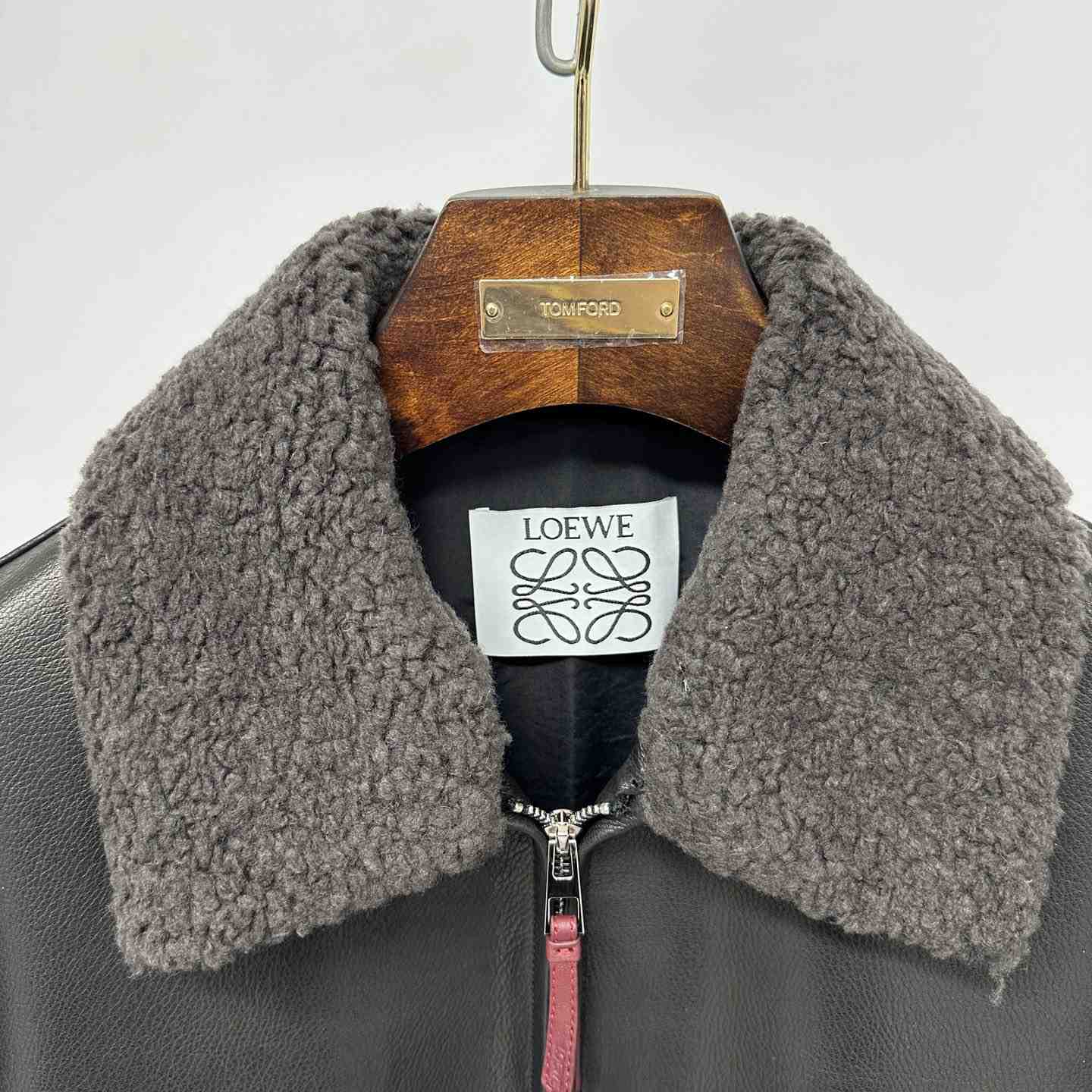 Loewe Bomber Jacket In Nappa Lambskin - FashionPlug