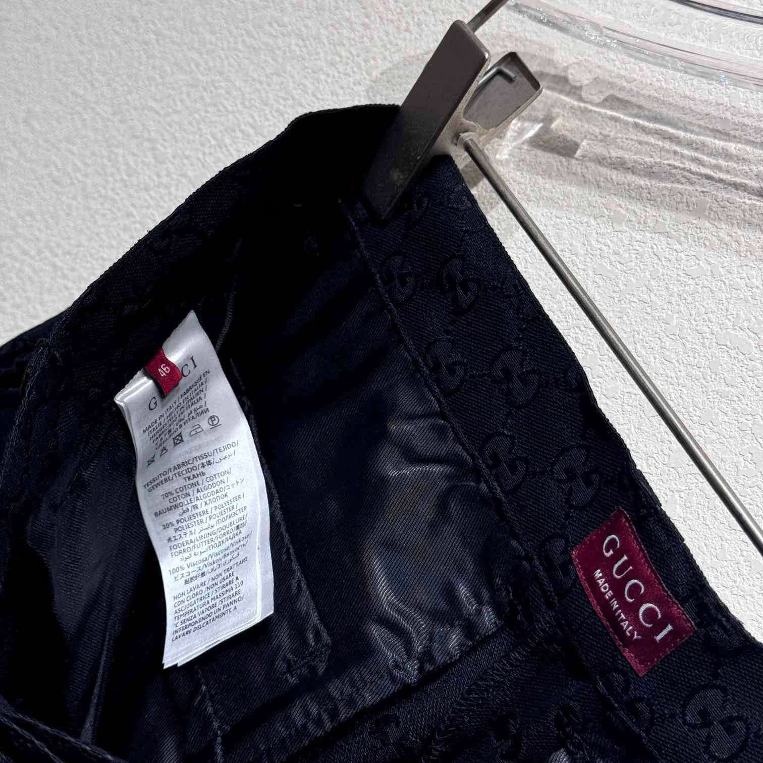 Gucci GG Canvas Trousers - FashionPlug