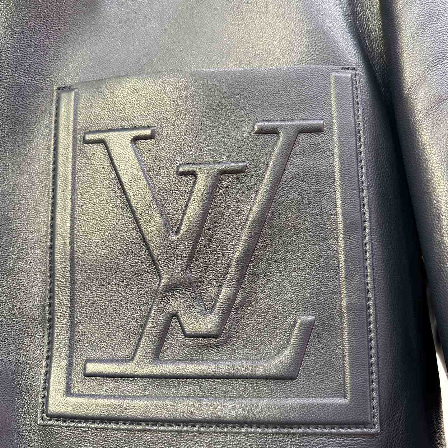 Louis Vuitton Chic Leather Blouson With 3D Details   1AFVPT - FashionPlug