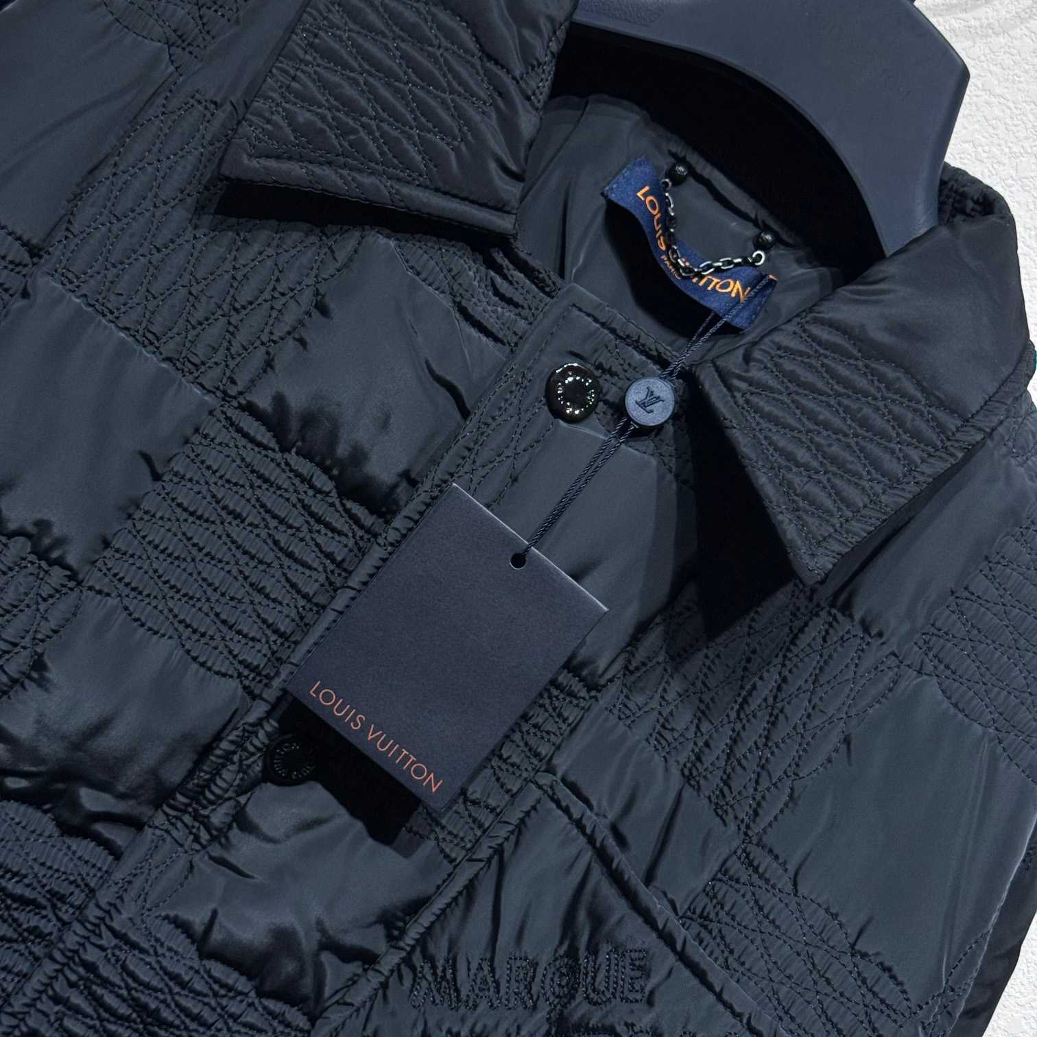 Louis Vuitton Damier Quilted Nylon Overshirt   1AFHXN - FashionPlug